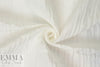 linen/silk textured matelasse' weave - natural white