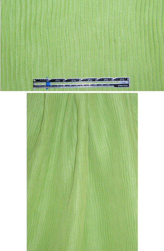 Anne K1ein linen/silk textured jacquard - spring green