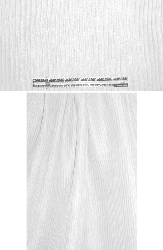 Anne K1ein linen/silk textured jacquard - white 1.5 yds
