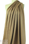 Italian linen stretch woven - taupey tan