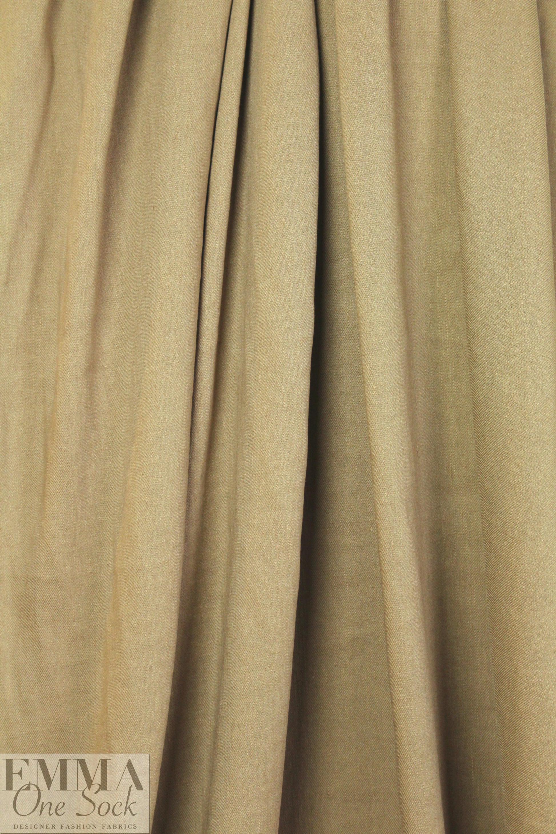 Italian linen stretch woven - taupey tan .625 yds
