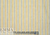 European linen/rayon stretch woven maize/chambray stripe