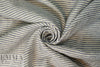 NY designer rustic linen/cotton stripe - navy/natural