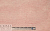 NY designer rustic linen/cotton stripe - red/natural 2 yds