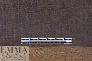 European reversible lightweight linen twill woven - copper/midnight .875 yds
