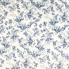 Italian 'wedgwood botanical' linen/viscose woven .75 yds