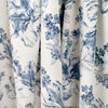 Italian 'wedgwood botanical' linen/viscose woven .75 yds