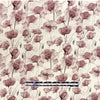 Dutch digital 'poppy prairie' viscose/linen woven - earthy mauve .6 yds