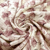 Dutch digital 'poppy prairie' viscose/linen woven - earthy mauve .6 yds