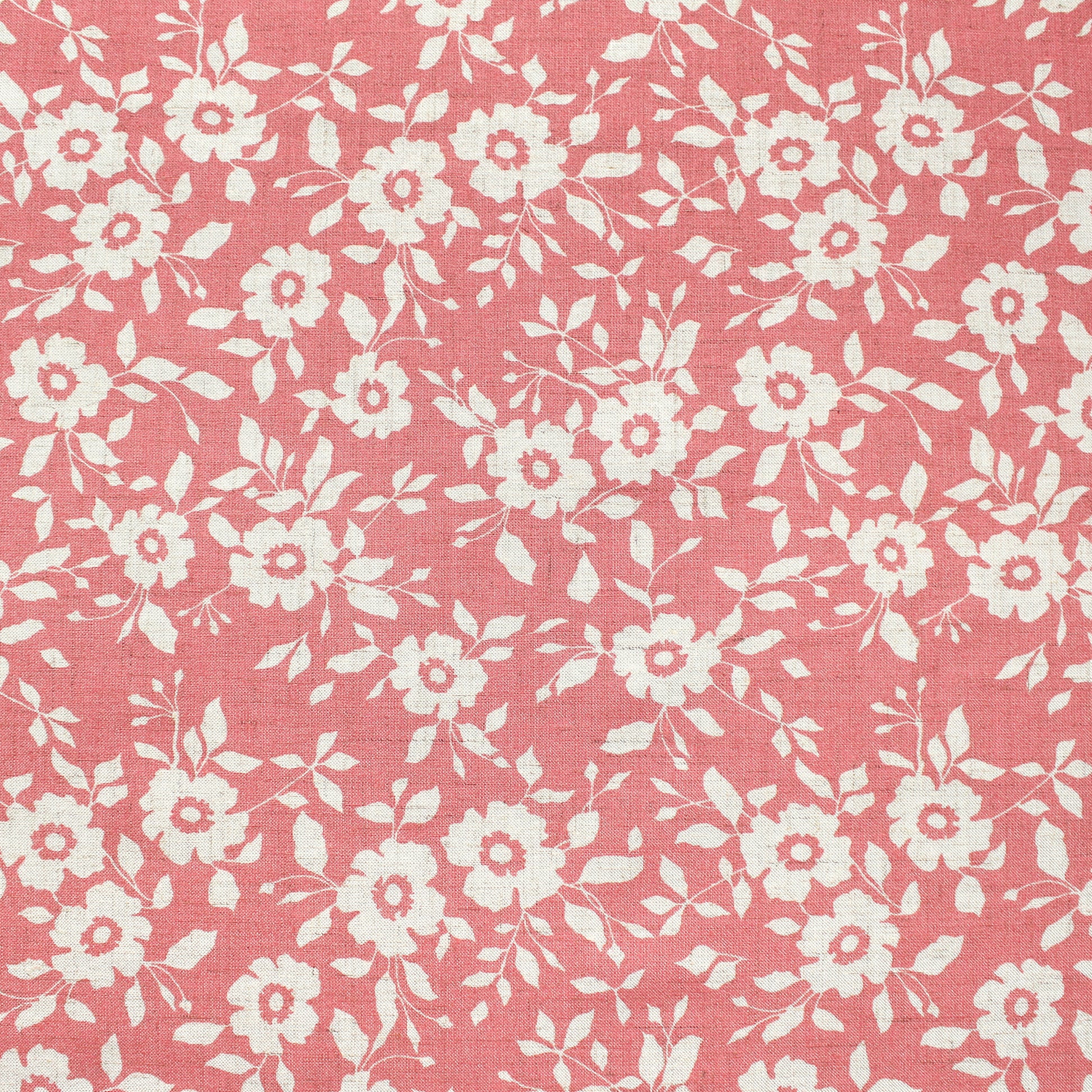 Liberty + Legiunn0 'strawberry floral' linen blend woven