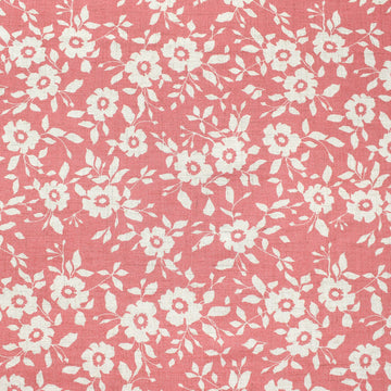 Liberty + Legiunn0 'strawberry floral' linen blend woven