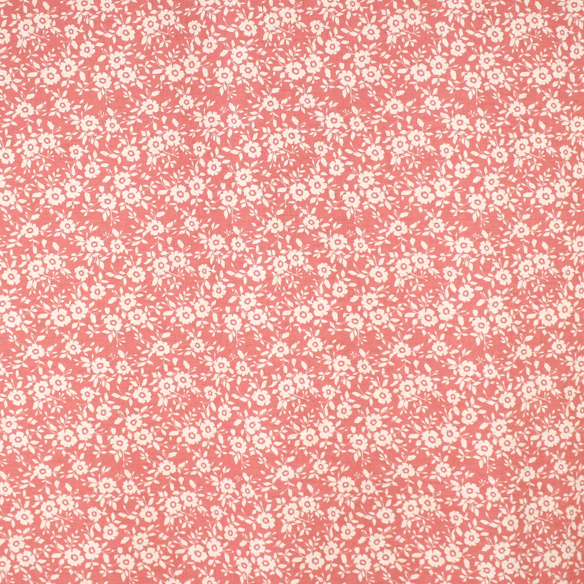 Liberty + Legiunn0 'strawberry floral' linen blend woven