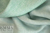 Italian linen/viscose jacquard woven - wintergreen checkers .75 yds
