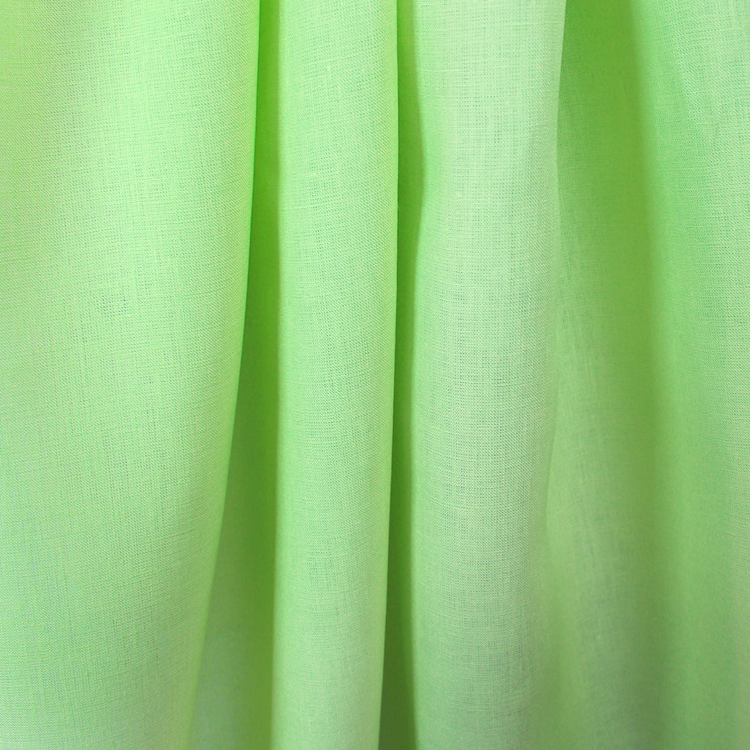 European all linen mid-weight woven - lime 1.75 yds