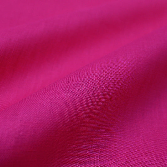 European linen/rayon stretch woven - raspberry