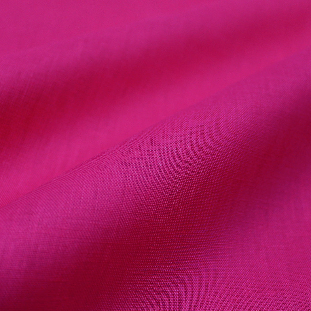 European linen/rayon stretch woven - raspberry .875 yds