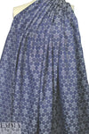 famous designer viscose blend lining - blue dots