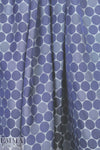 famous designer viscose blend lining - blue dots
