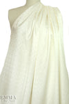 'Concerto' visc/acet lining - winter white 1 yard