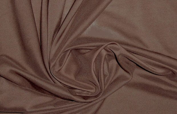 stretch woven lining - dark brown 2.25 yd