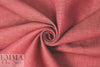 fine quality cross dye linen - rouge/orange/navy .5 yds
