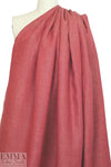 fine quality cross dye linen - rouge/orange/navy