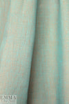 fine quality cross dye linen - jade/orange 1.875 yds