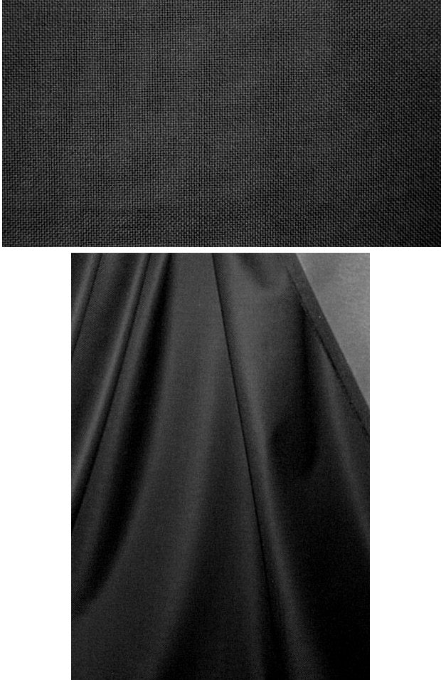 Loro Piana waterproof all wool pique - black