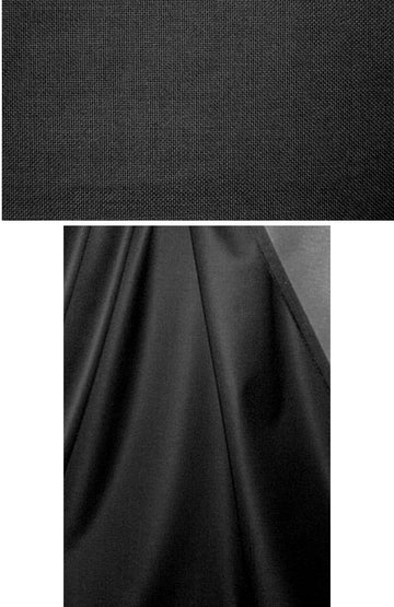 Loro Piana waterproof all wool pique - black