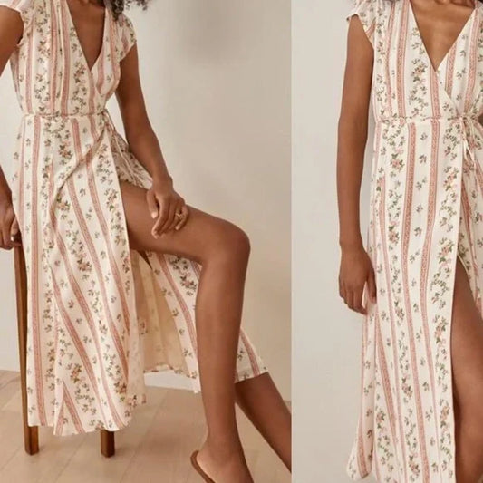 Ref0rmation 'carina' viscose georgette