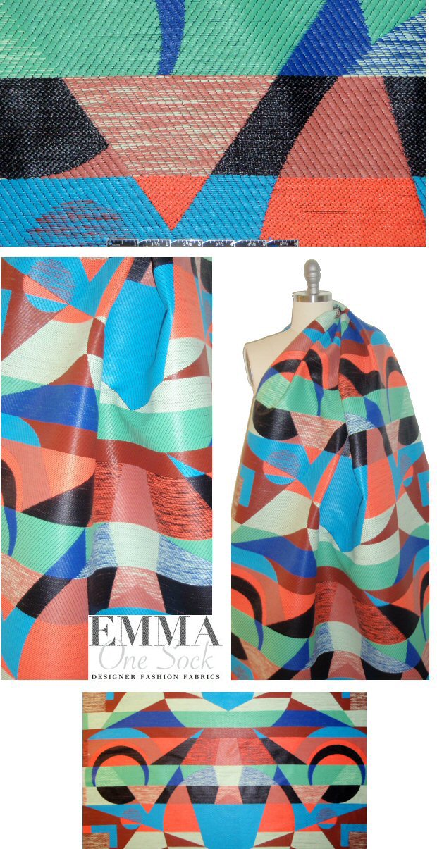 Mi11y/Ma1hia Kent color block coating 1.875 yd
