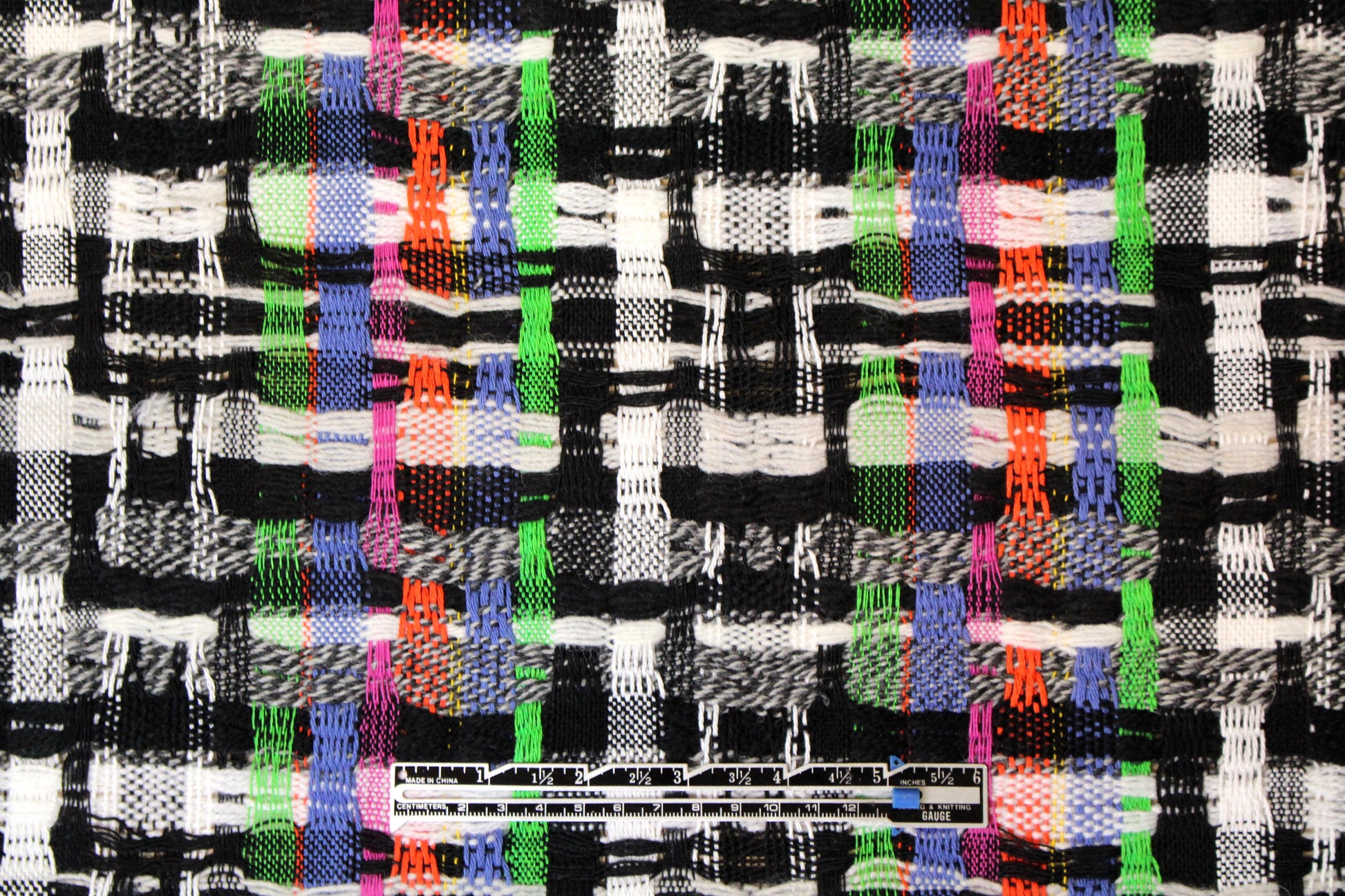 Mi11y/Ma1hia Kent cotton/wool fancy weave plaid
