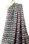 Mi11y/Ma1hia Kent cotton/wool fancy weave plaid