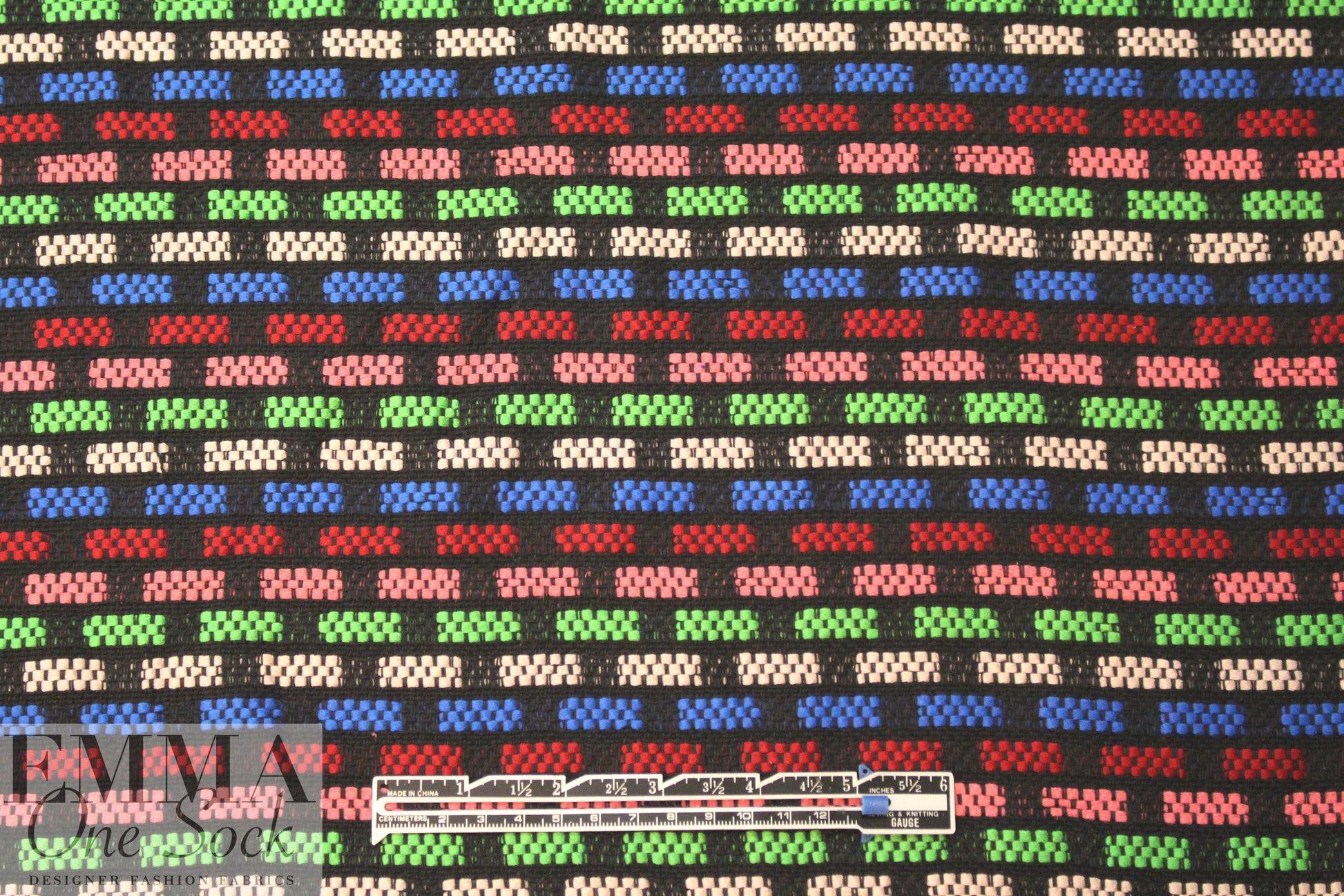 Mi11y/Ma1hia Kent tweedy dashes cotton blend woven 1.875 yd