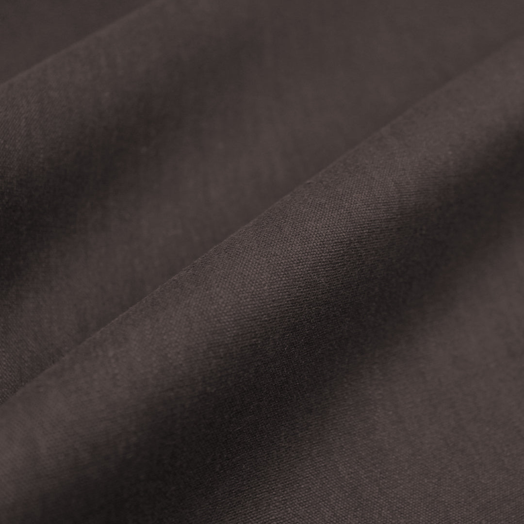 European linen/rayon stretch woven - chocolate