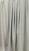 European linen/rayon stretch woven - warm gray heather 1.25 yds