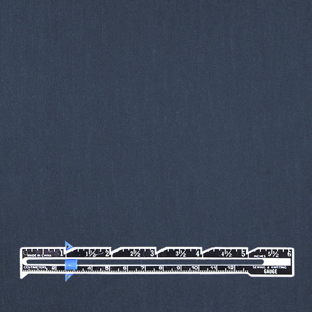 European linen/rayon stretch woven - indigo .5 yds