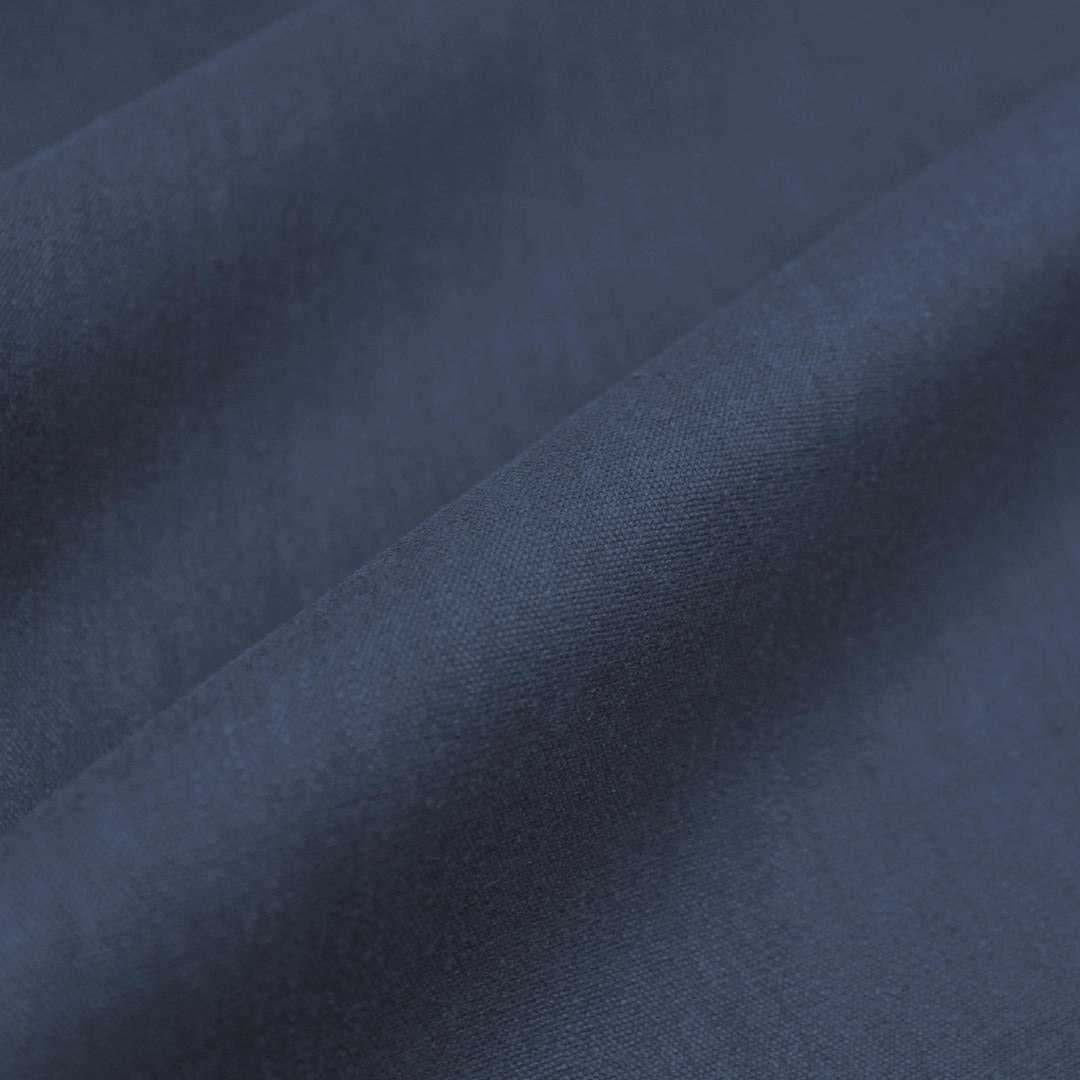 European linen/rayon stretch woven - indigo .5 yds