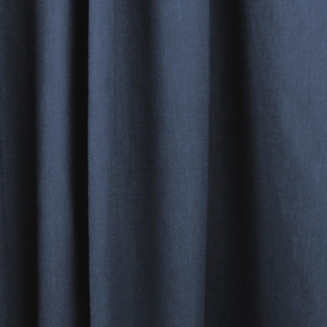 European linen/rayon stretch woven - indigo .5 yds