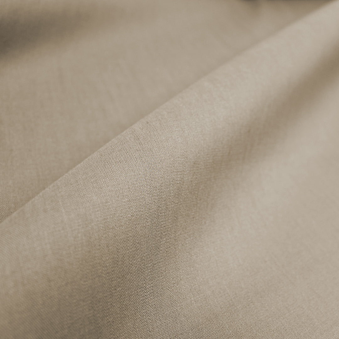 European linen/rayon stretch woven - khaki 1.25 yds