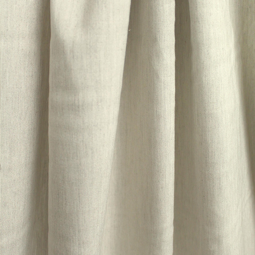 European linen/rayon stretch woven - oatmeal 2.5 yds