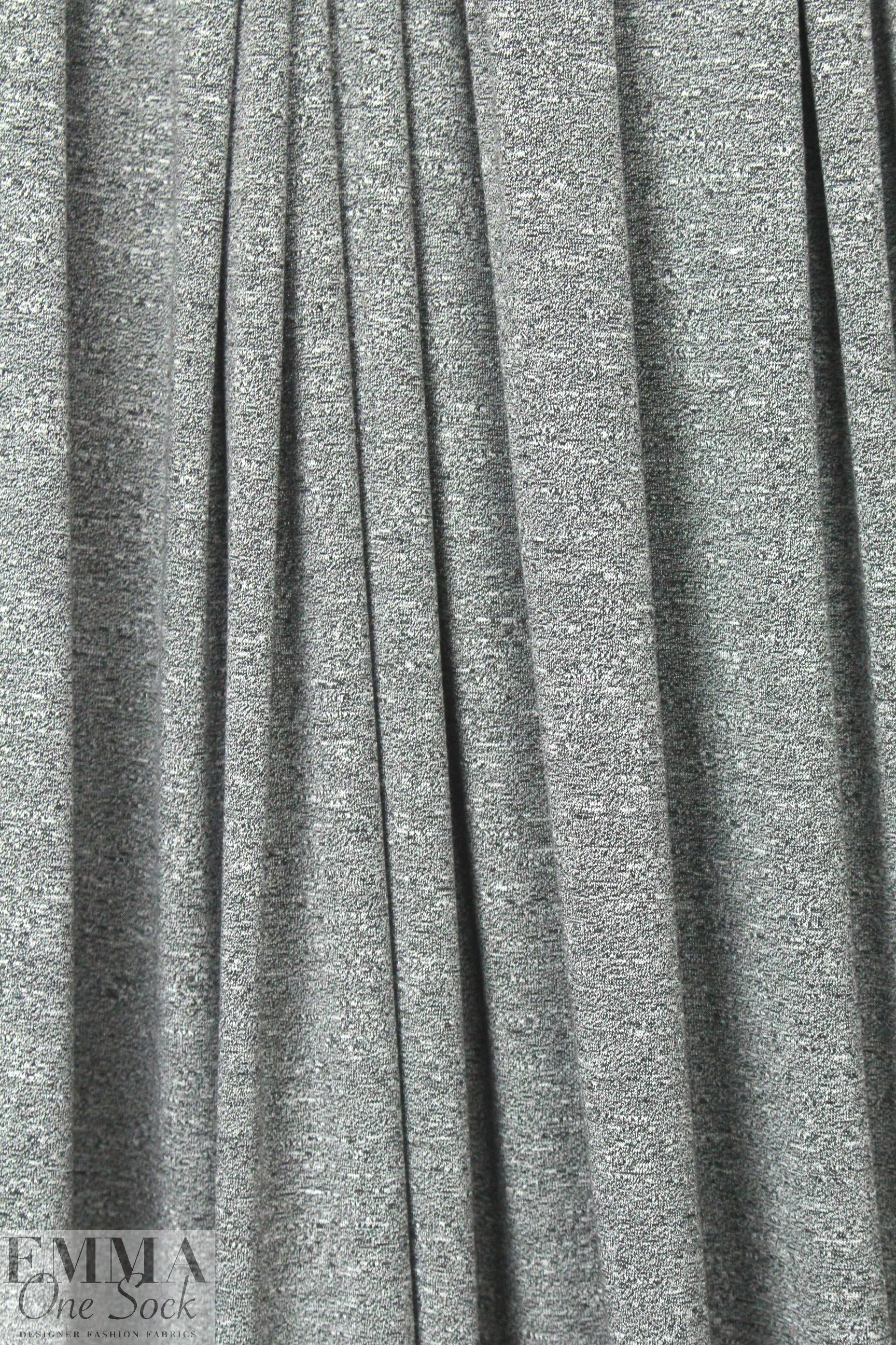 salt/pepper marled rayon blend jersey 4-way 1.75 yd