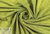 lime/navy marled rayon blend jersey 4-way 1 yard