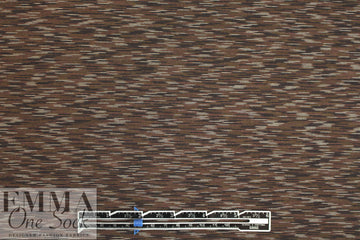 NY designer nutmeg/espresso variegated ponte 1.875 yds