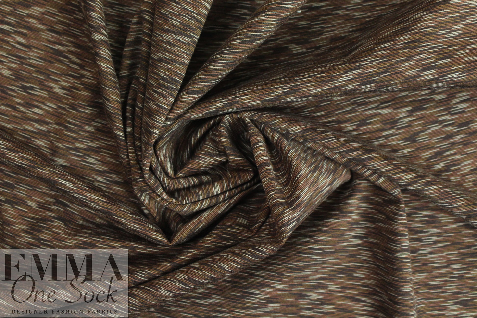 NY designer nutmeg/espresso variegated ponte