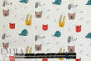 Dutch Oeko-Tex cotton poplin for masks - animals-C