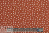 Dutch Oeko-Tex cotton poplin - rust flowers