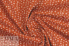 Dutch Oeko-Tex cotton poplin - rust flowers