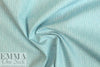 Dutch Oekotex cotton poplin for masks - aqua mint dash