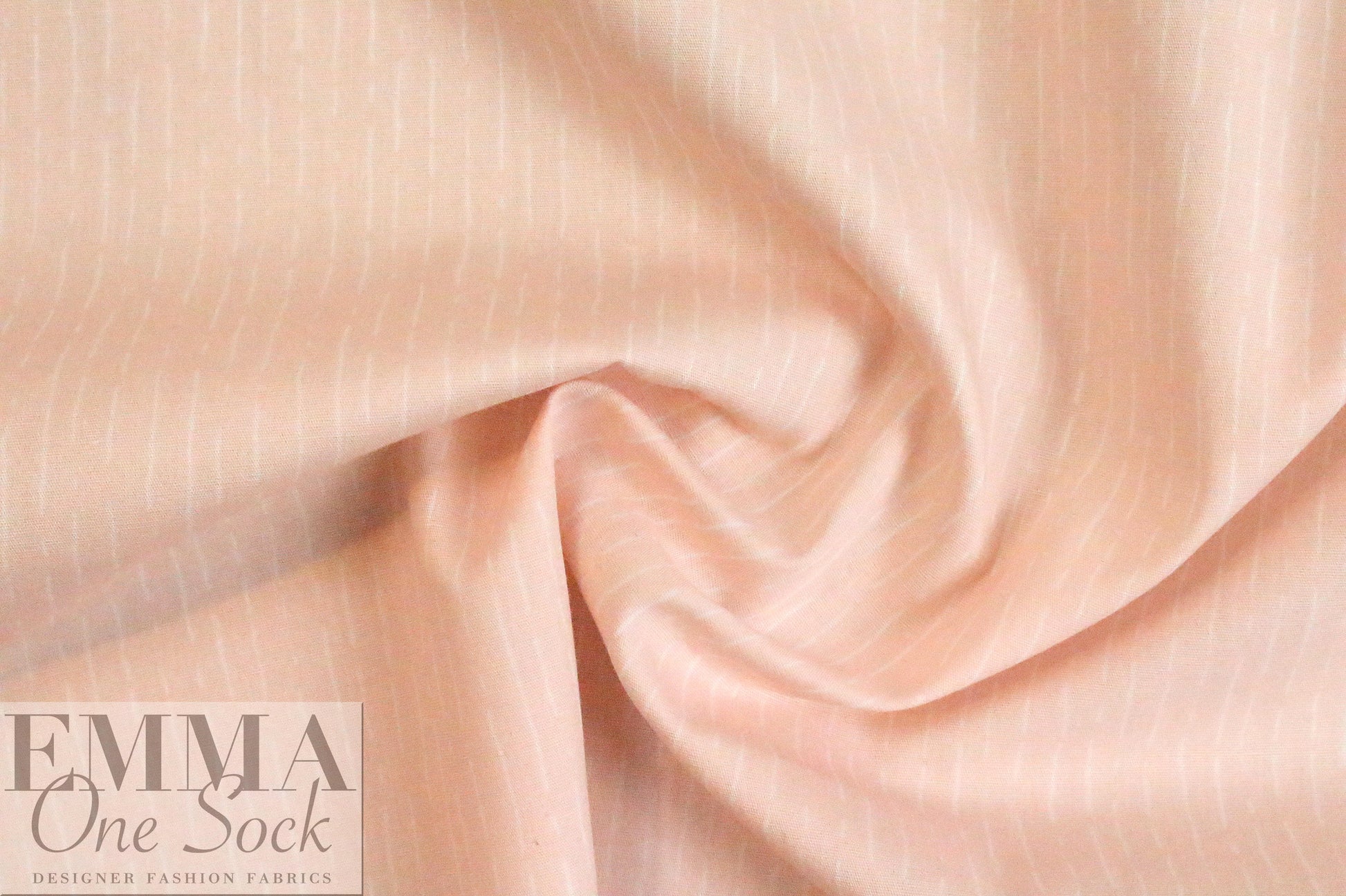 Dutch Oekotex cotton poplin for masks - pink blush dash 1 yard